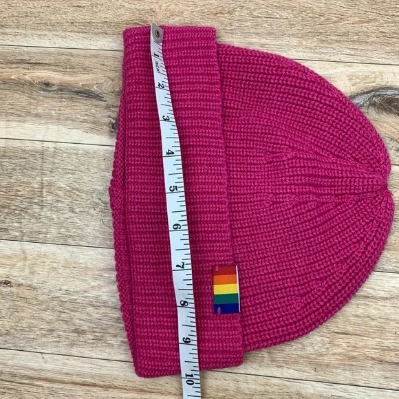 Kurt Geiger Rainbow Shop Rainbow Patch Beanie - Picture 9 of 9